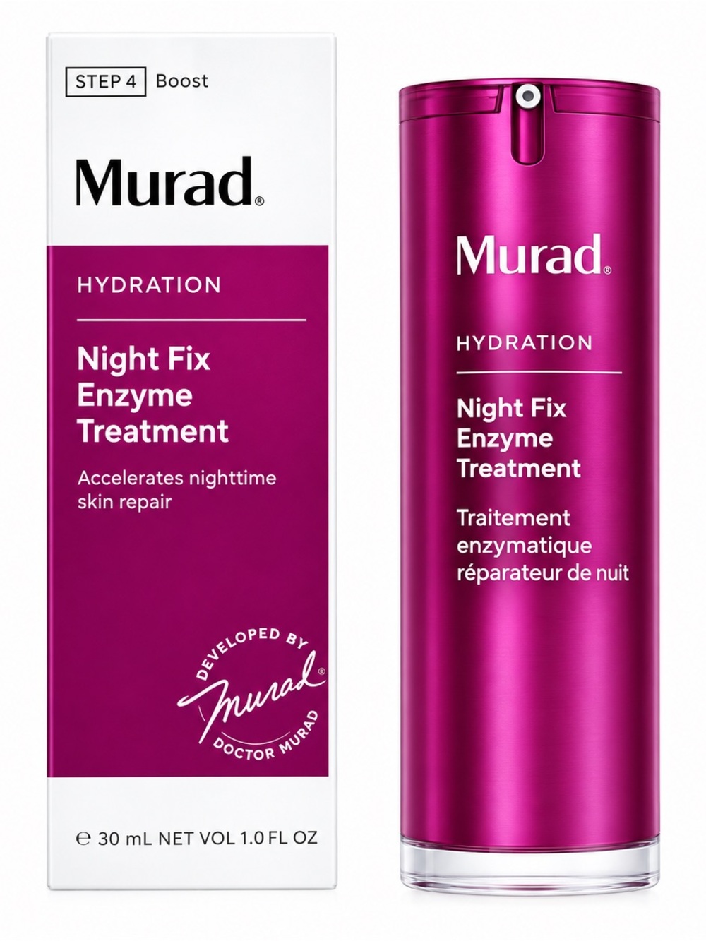 MURAD NIGHT FIX ENZYME TREATMENT 30ML - BNIB